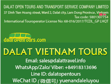 Tablet Screenshot of dalattravel.info
